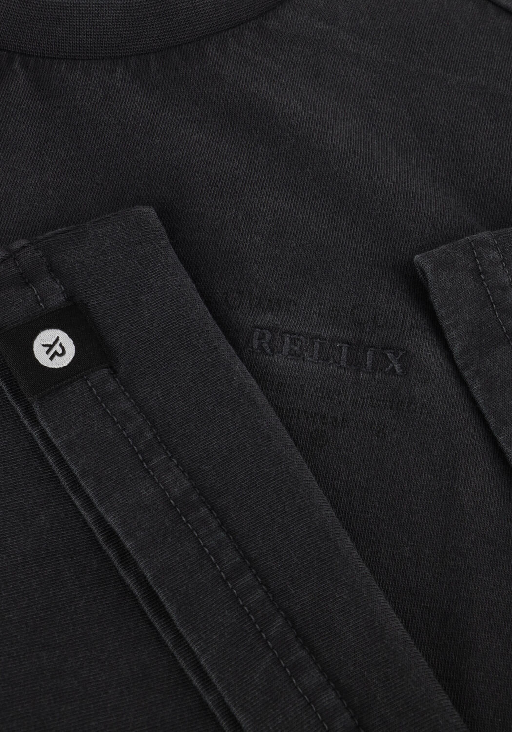 Zwarte RELLIX T-shirt BIO COTTON OVERSIZED T-SHIRT RLLX PACK - large