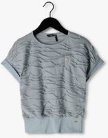 Blauwe NOBELL T-shirt KEZ LOOSE FIT TSHIRT - medium