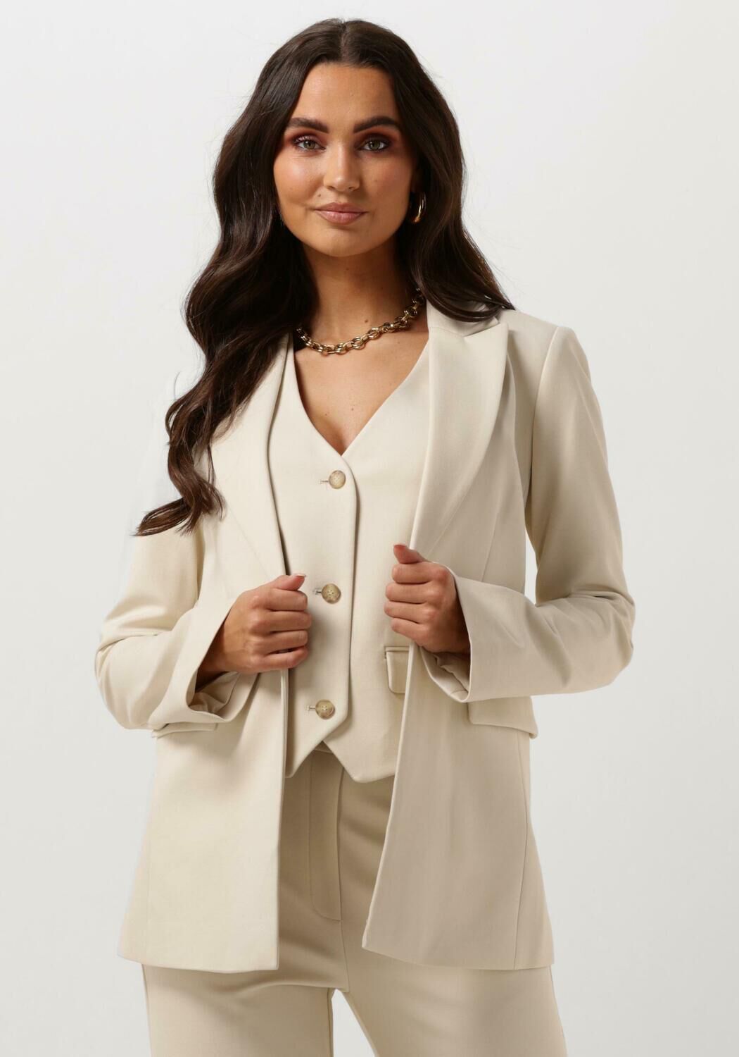 Beaumont rechtvallende blazer Tatum offwhite