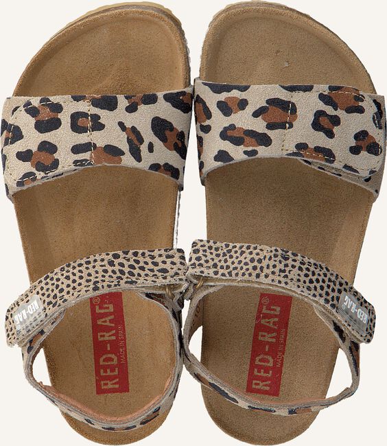 Beige RED-RAG Platte sandalen 19210 Beige RED-RAG Platte sandalen 19210 - large
