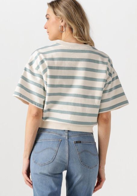 Lichtblauwe MINUS T-shirt ESTELLA SHORT SLEEVE SWEAT - large