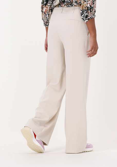 Beige SUMMUM Wijde broek TROUSERS WIDE LEG SOFT FOAM - large
