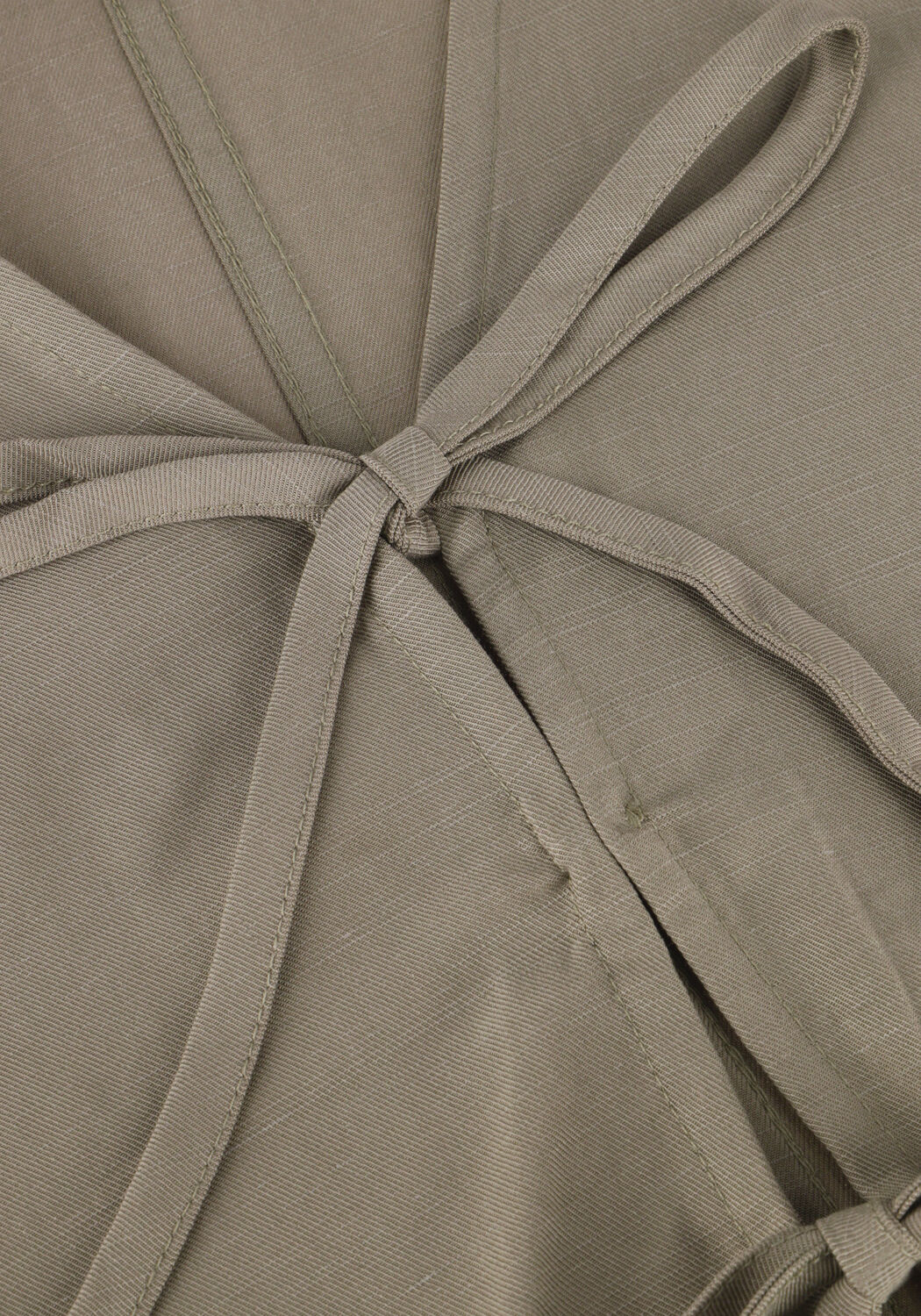 Groene SELECTED WOMEN Blouses SLFNATUK 2/4 BOXY TIE TOP - large