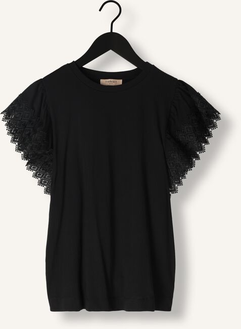 Zwarte TWINSET MILANO T-shirt KNITTED BLOUSE Zwarte TWINSET MILANO T-shirt KNITTED BLOUSE - large