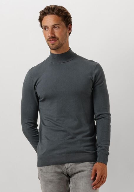 Blauwe PURE PATH Coltrui REGULAR FIT KNITWEAR MOCKNECK801 - large