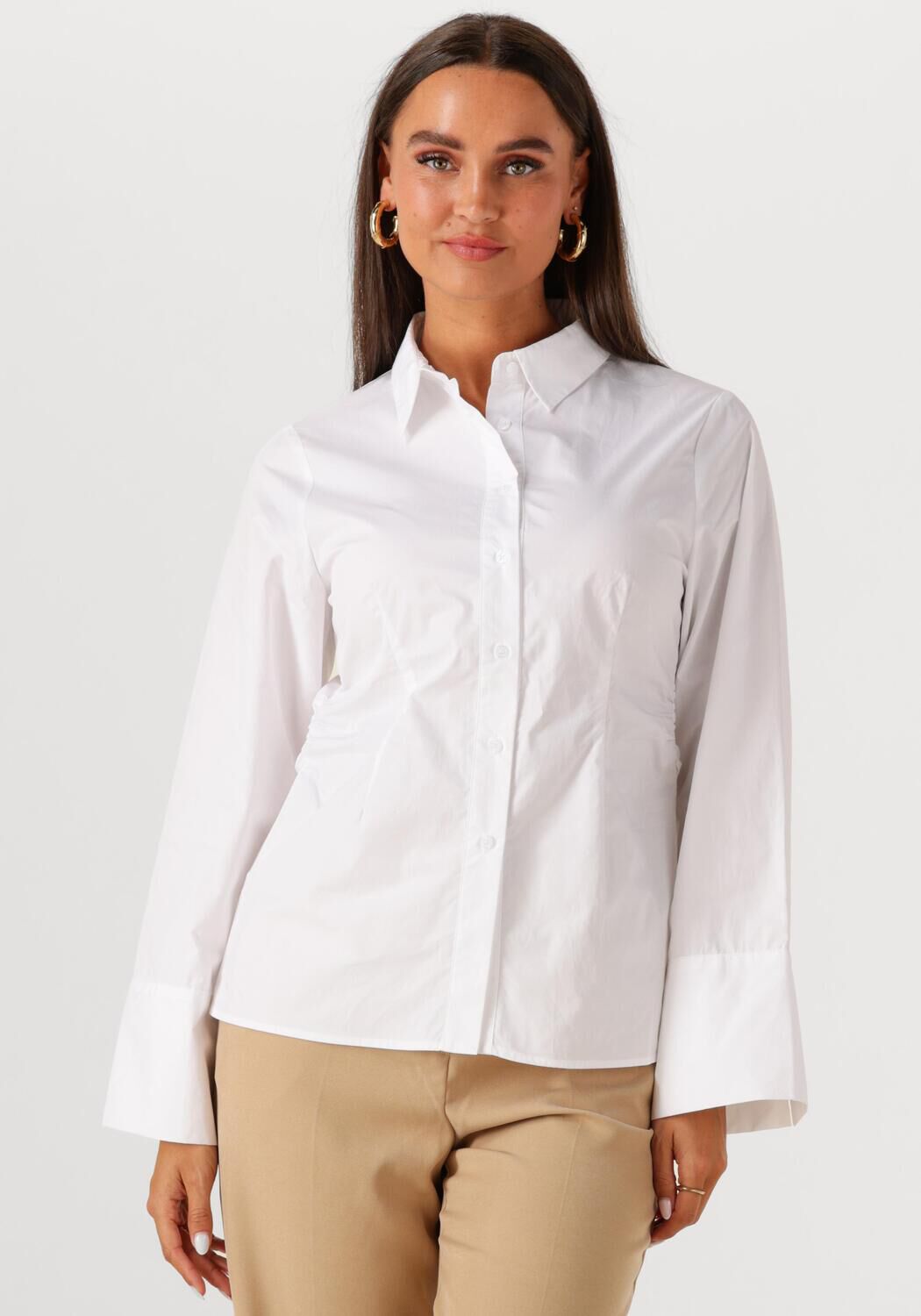 NEO NOIR Dames Blouses Caroli Poplin Shirt Wit