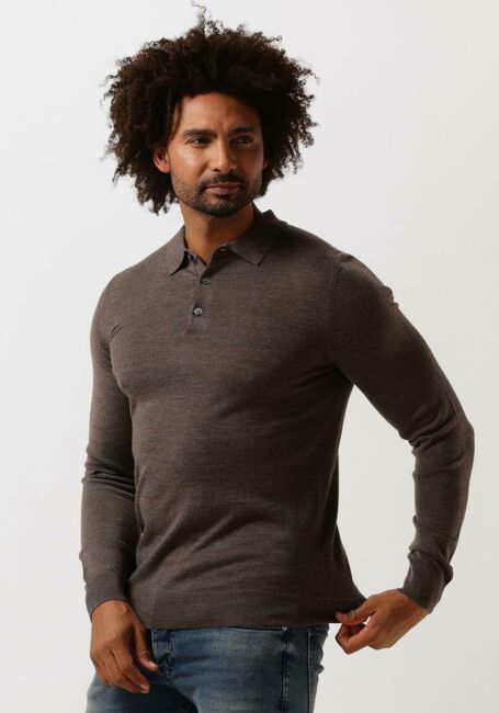 Taupe PROFUOMO Polo POLO LONGSLEEVE - large