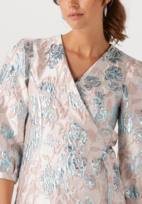 Lichtroze SELECTED FEMME Mini jurk SLFDEMMI-SIV SS WRAP DRESS - large