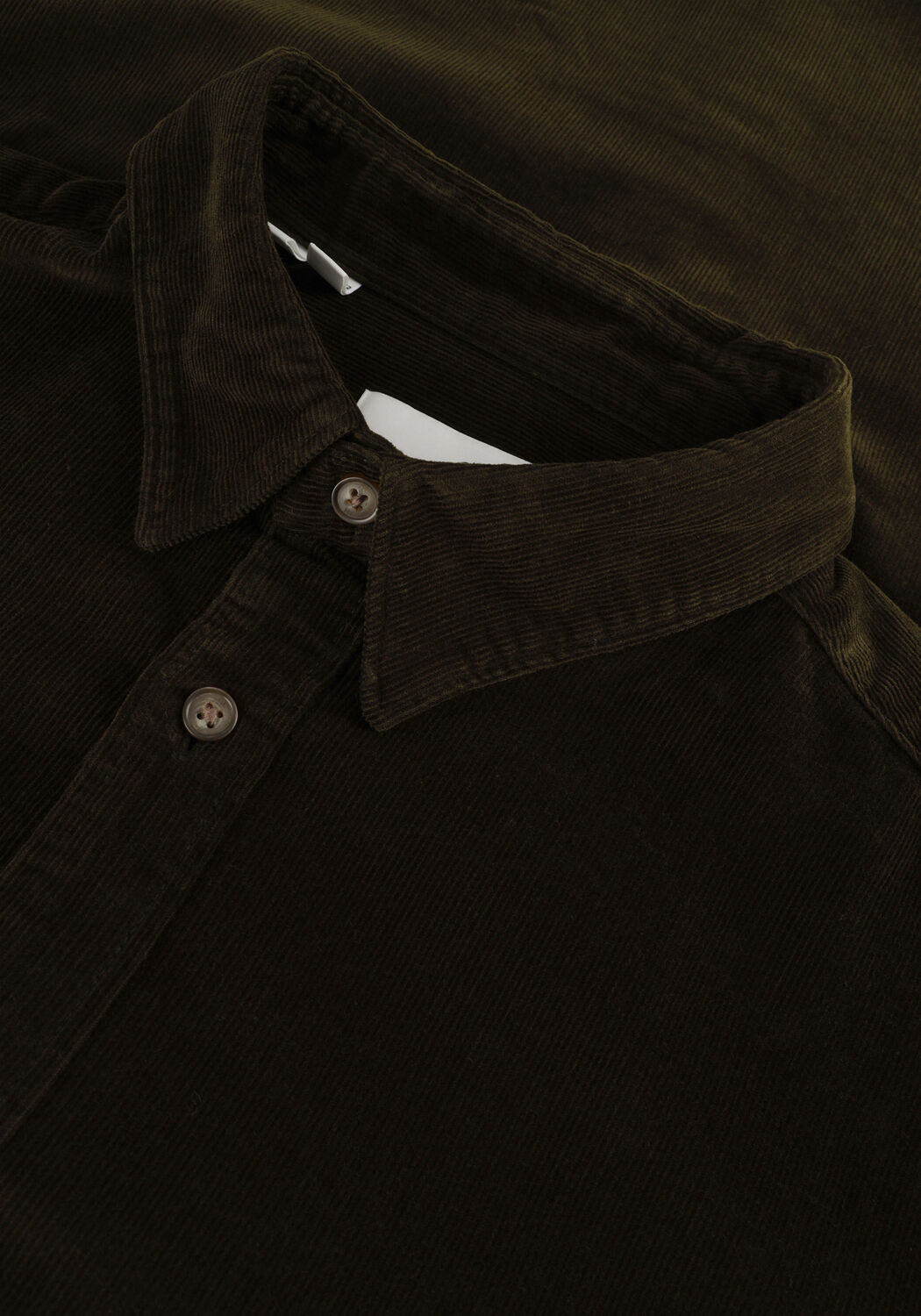 Groene SELECTED MEN Overshirt SLHREGOWEN-CORD SHIRT LS W - large