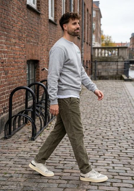 Grijze THE GOODPEOPLE Sweater LTEDDY - large