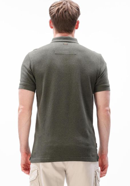 Groene PME LEGEND Polo POPCORN JERSEY - large