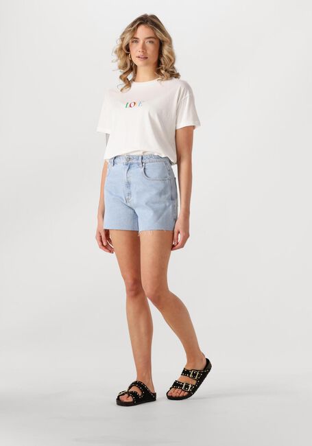 Lichtblauwe ABRAND JEANS Shorts VENICE SHORT KENDALL - large