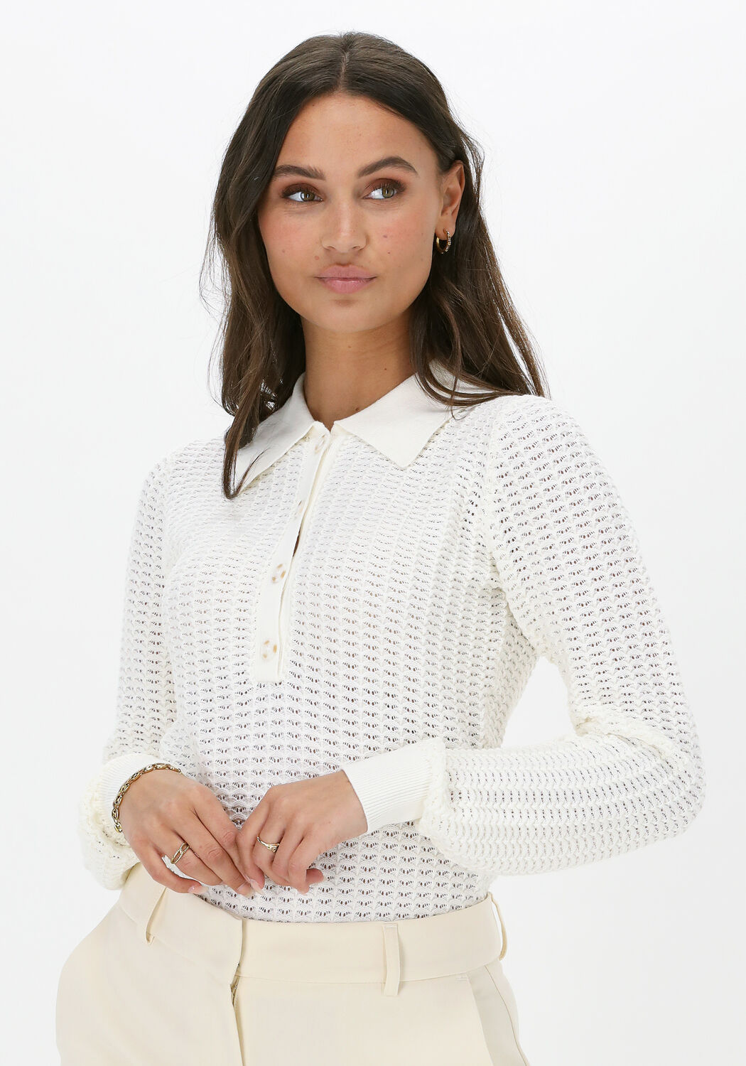 Gebroken witte trui dames deals