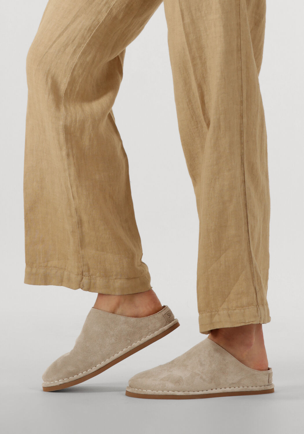Beige SHABBIES Instappers WILJA SLIPPER - large