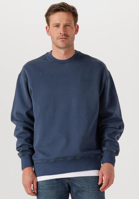 Blauwe LEVI'S Trui AUTHENTIC CREW - large