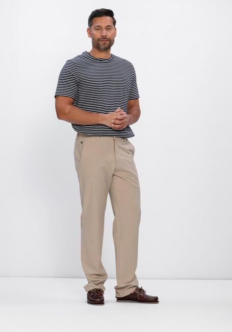 Donkerblauwe TOMMY HILFIGER T-shirt ESS SEASONAL REG FIT STRIPE TEE - large