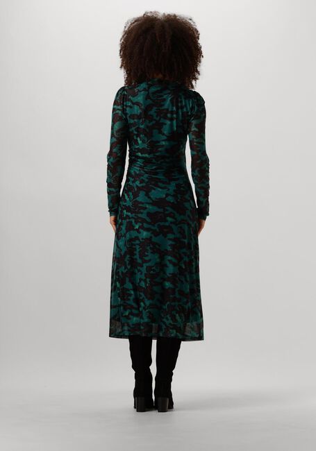 Groene POM AMSTERDAM Midi jurk CAMO TEAL GREEN MESH - large