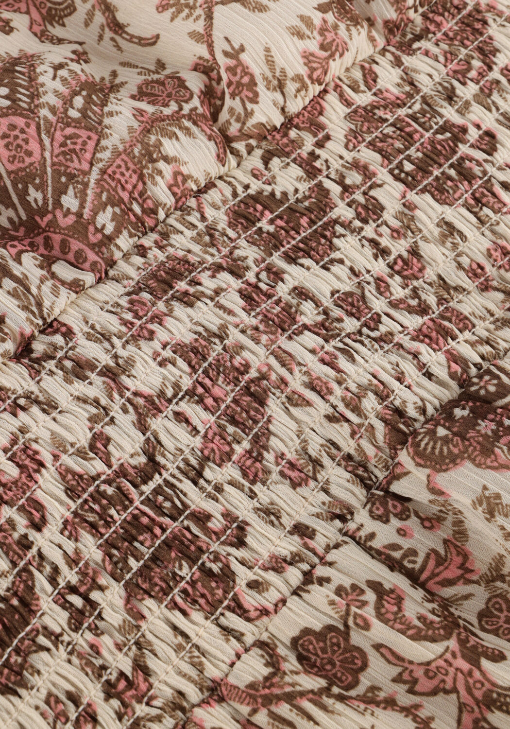 Beige NEO NOIR Mini jurk PIPER VINTAGE PAISLEY DRESS - large