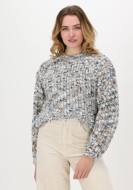 Multi SELECTED FEMME Trui SLFDALLAS LS KNIT CROPPED O-NE - large