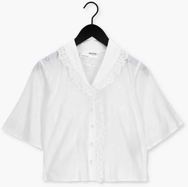 Witte SELECTED FEMME Blouse SLFBRODY 24 BRODERI - large
