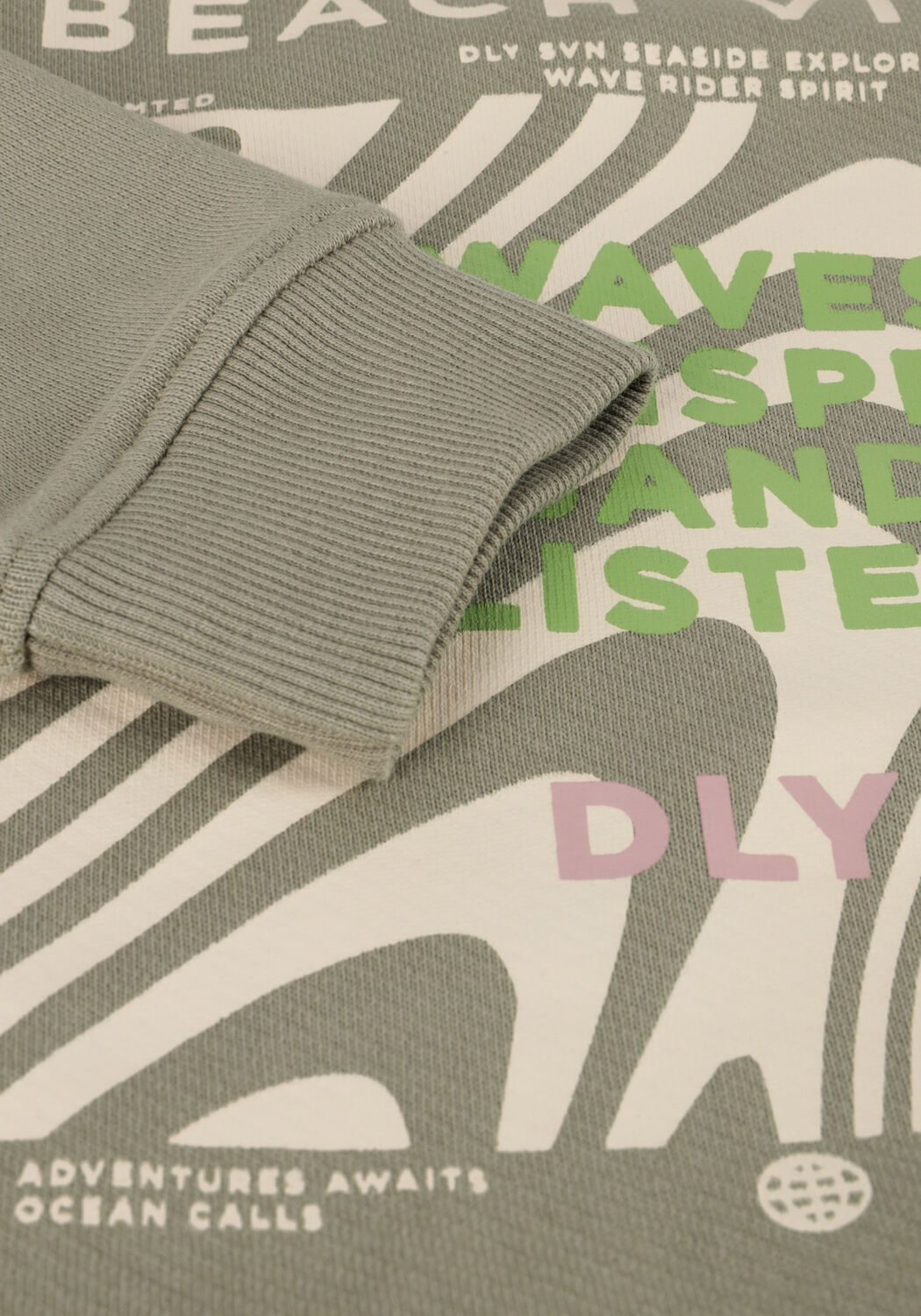 Beige DAILY7 Trui HOODIE BACKPRINT - large