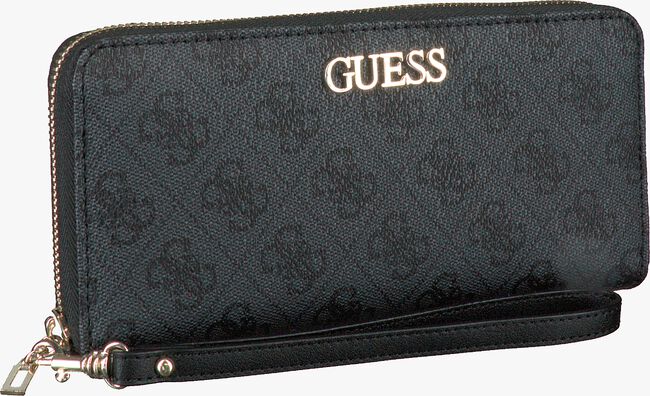 Grijze GUESS Portemonnee ALBY SLG LARGE ZIP AROUND - large