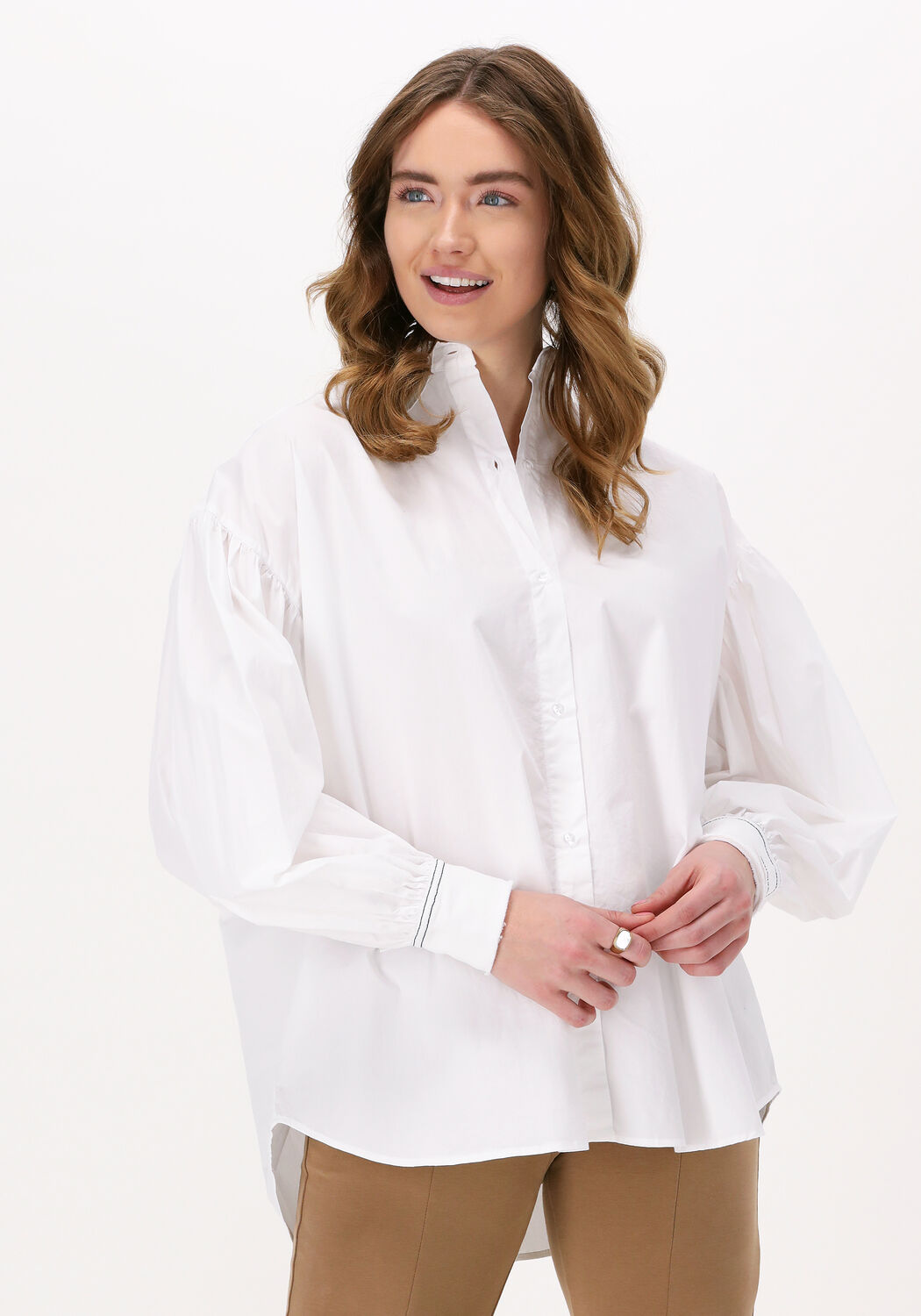 Mode Blouses Oversized blouses Storets Oversized blouse wit zakelijke stijl 