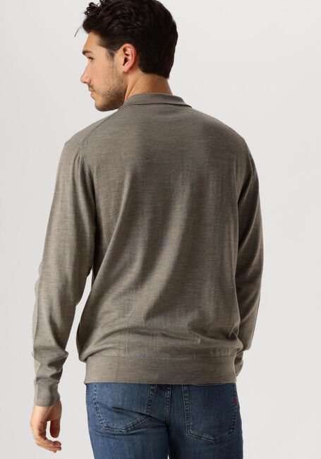 Groene PROFUOMO Polo POLO LONG SLEEVE - large