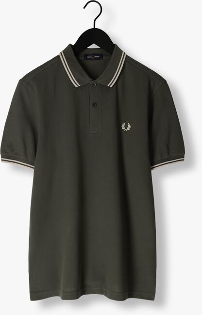 Groene FRED PERRY Polo THE TWIN TIPPED FRED PERRY SHIRT - large