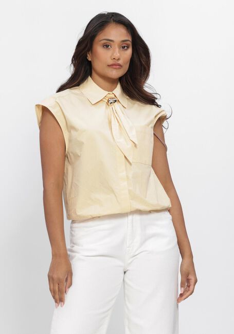 Creme DANTE6 Blouses ALCON SCARF DETAILED SHIRT - large