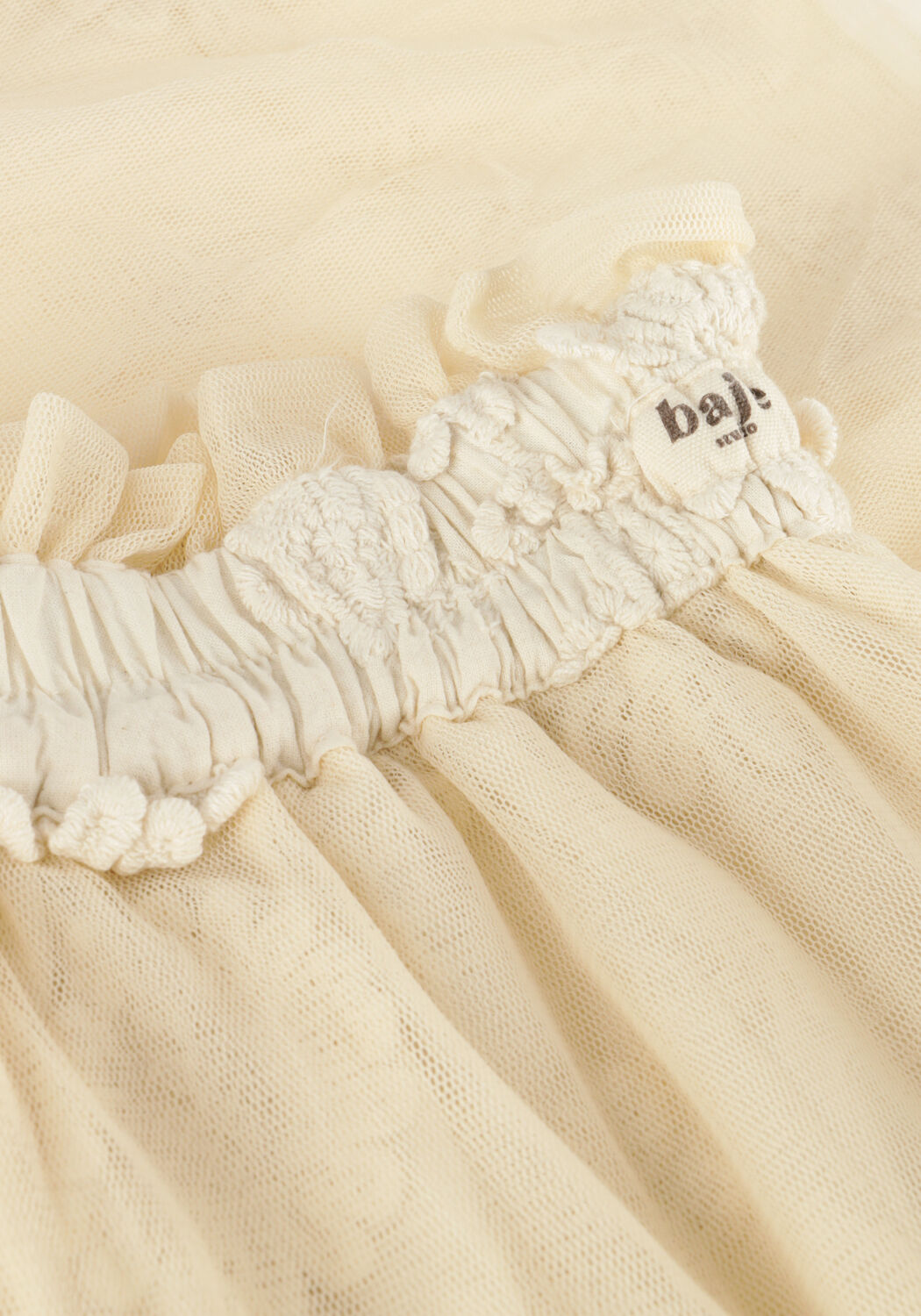 Creme BAJE STUDIO Minirok ANNA - large