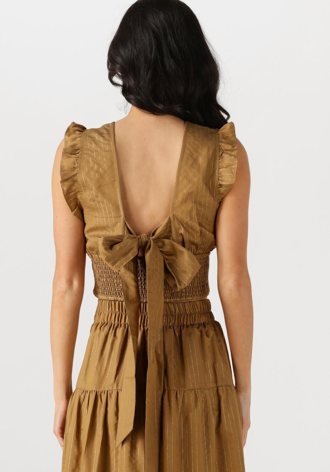 AMAYA AMSTERDAM Dames Tops & T-shirts Dillia Top Camel
