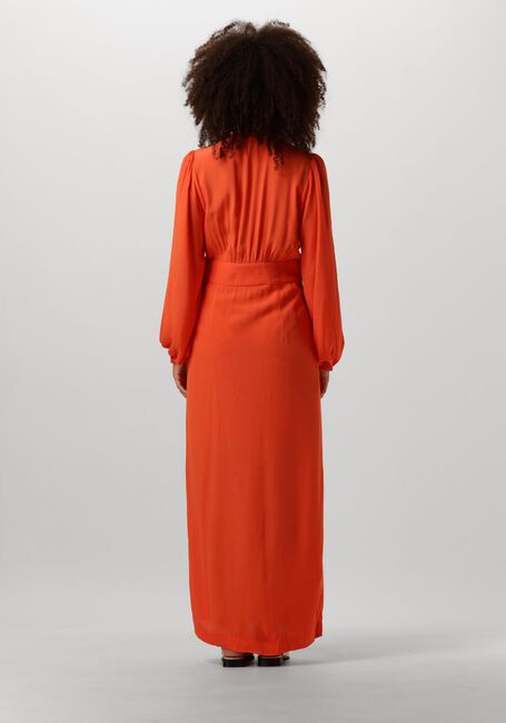 Oranje SECOND FEMALE Maxi jurk EMUANUELLE SLIM DRESS - large