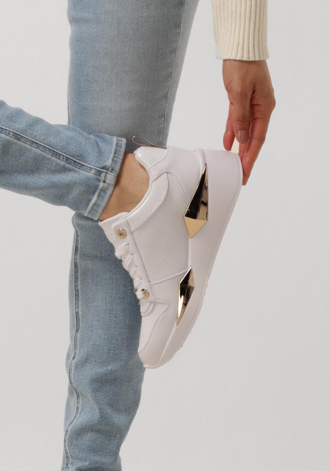 Witte GUESS Lage sneakers TALLYN - large