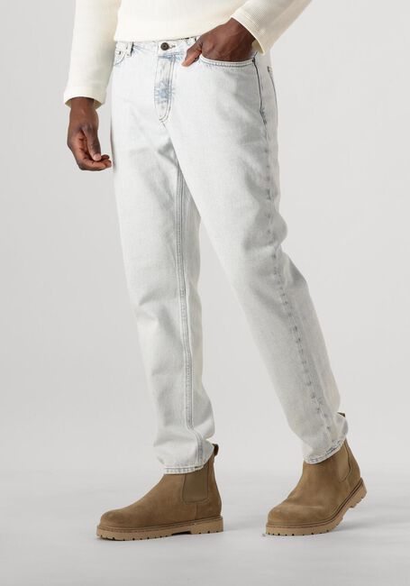 Lichtblauwe AMERICAN VINTAGE Tapered jeans YOPDAY-B - large