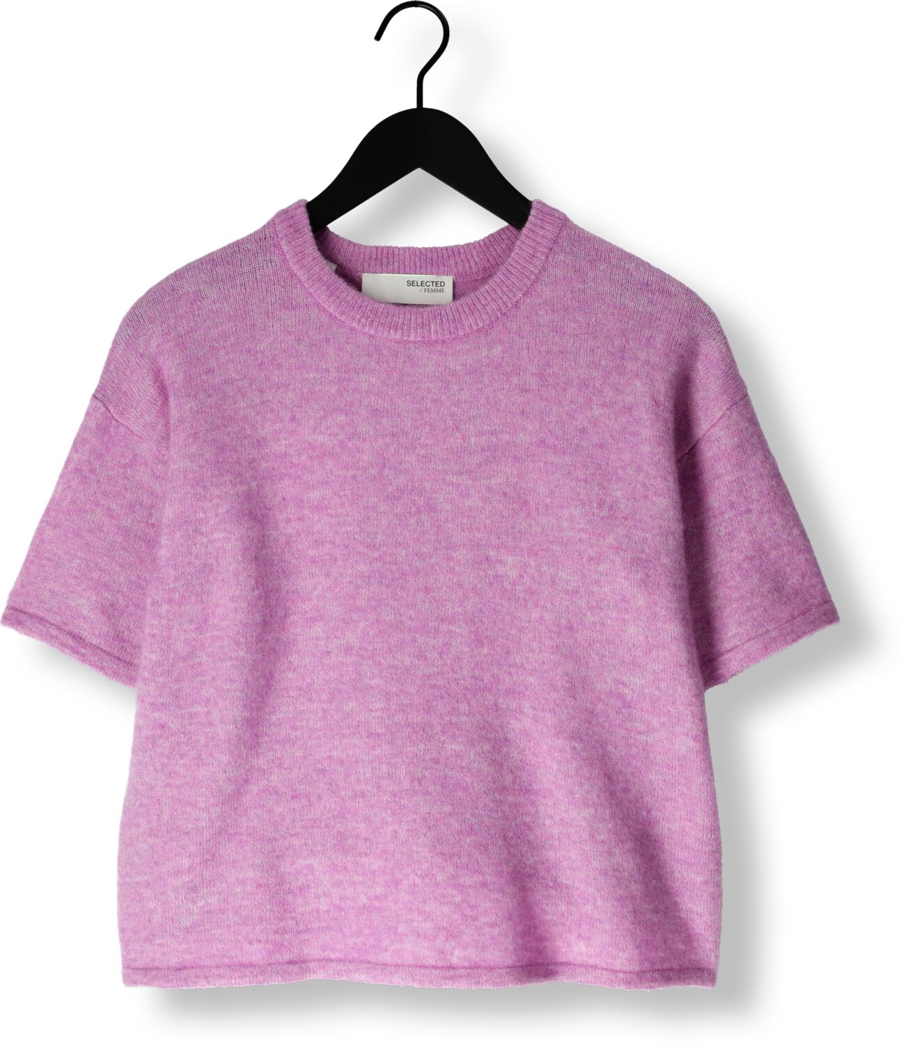SELECTED FEMME Dames Tops & T-shirts Slfmaline-liliana 2 4 Knit O-neck Roze