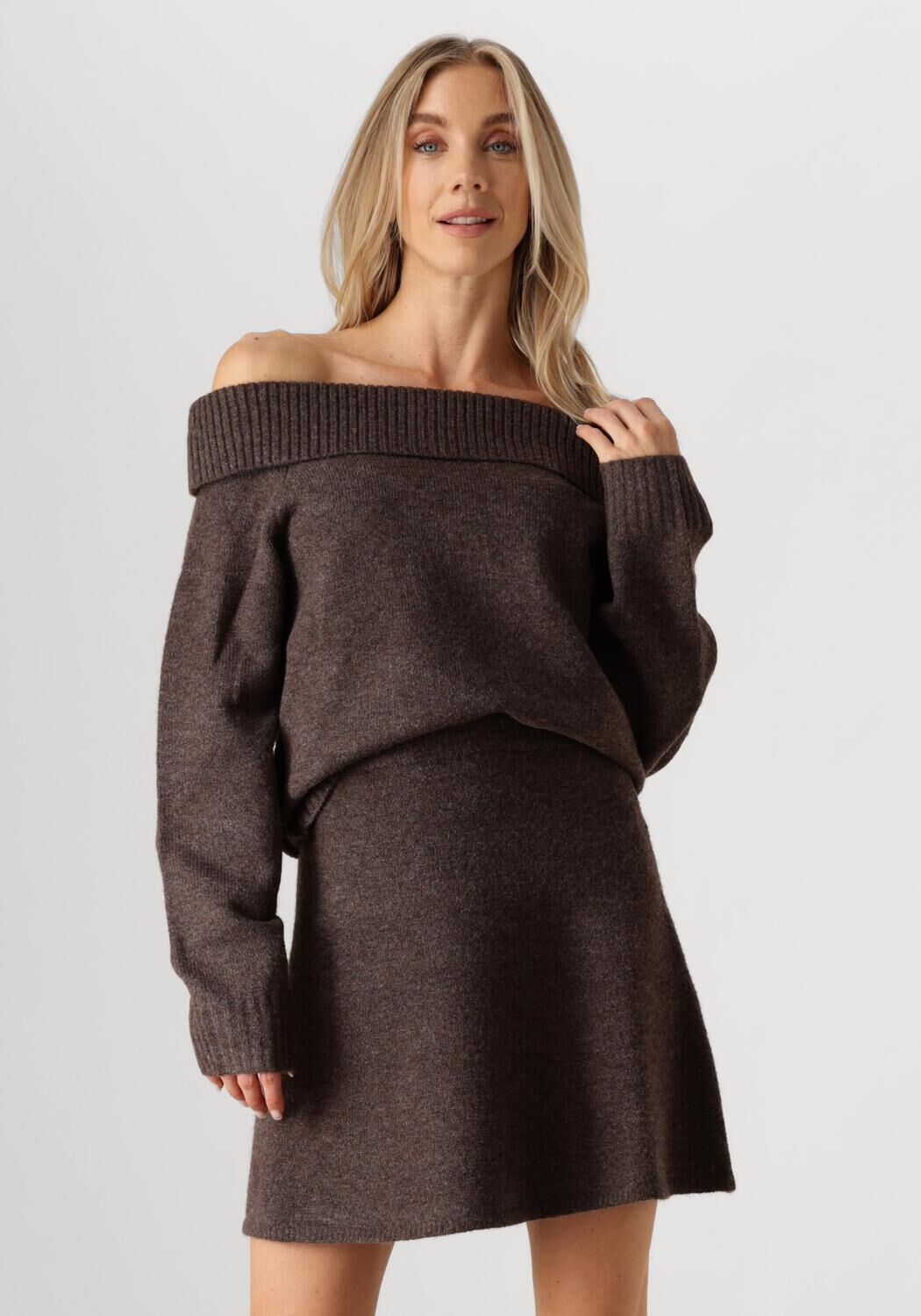 NEO NOIR Dames Truien & Vesten Jane Knit Blouse Bruin