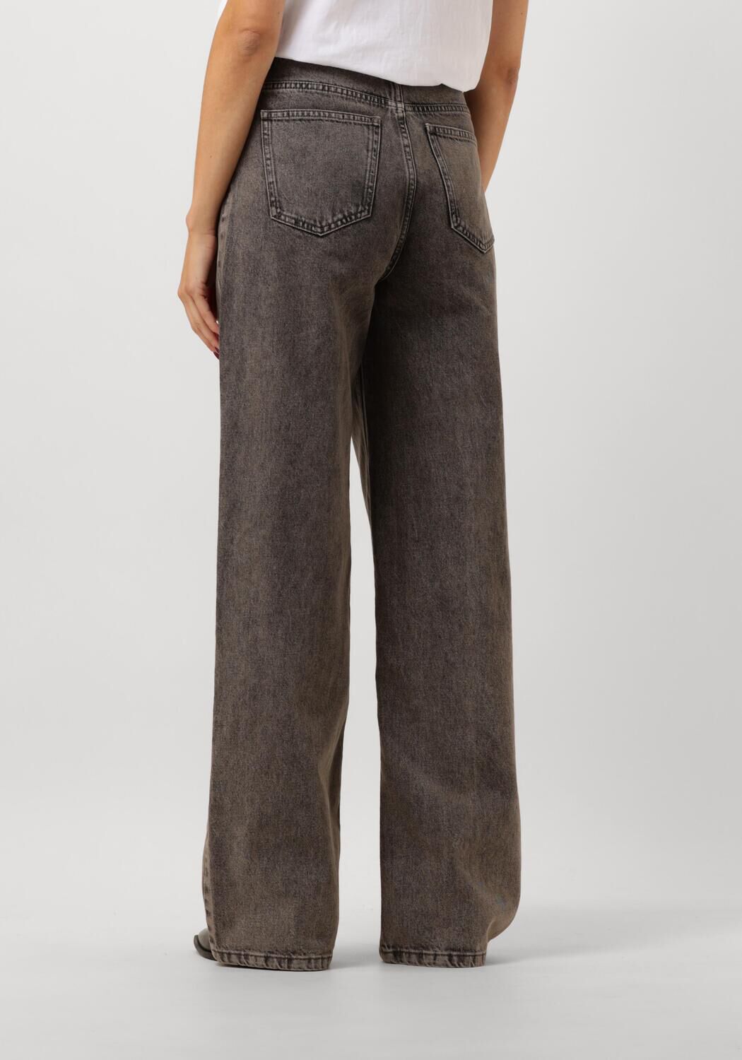 GESTUZ Dames Jeans Brendagz Wide Jeans Grijs