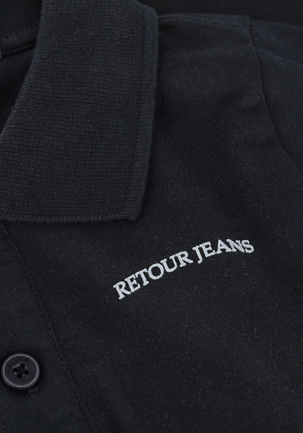 Donkerblauwe RETOUR Polo ANTONY - large