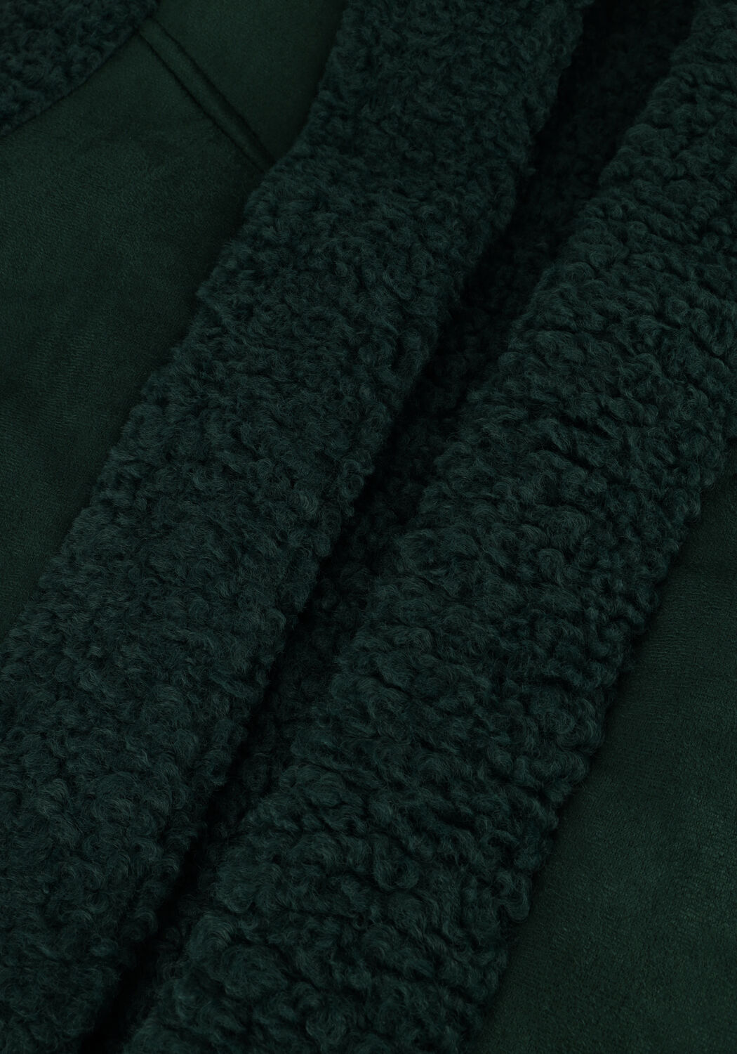 Groene POM AMSTERDAM Gilet LAMMY TEAL GREEN - large