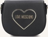 Zwarte LOVE MOSCHINO Schoudertas HEART PLAQUE 4145 - medium