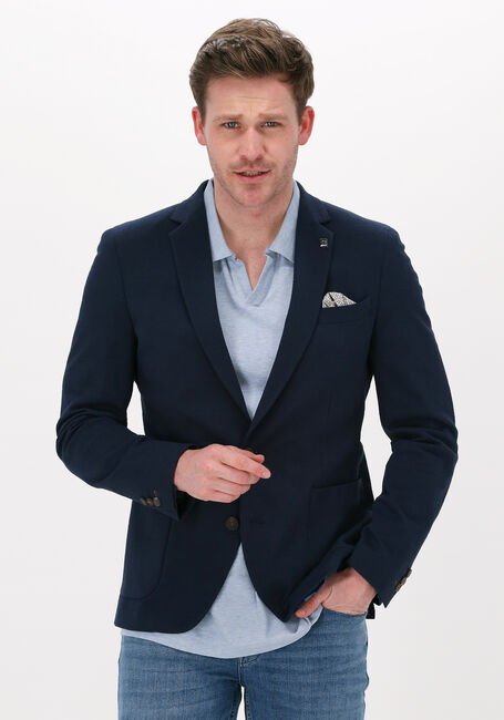 Donkerblauwe VANGUARD Colberts BLAZER HONEYCOMB CHECK TRACKFIELD - large