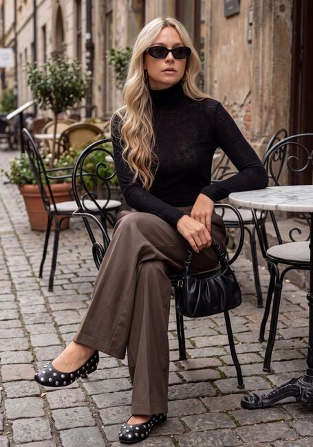 Taupe NEO NOIR Pantalon CALINA STRUCTURE WRAP PANTS - large