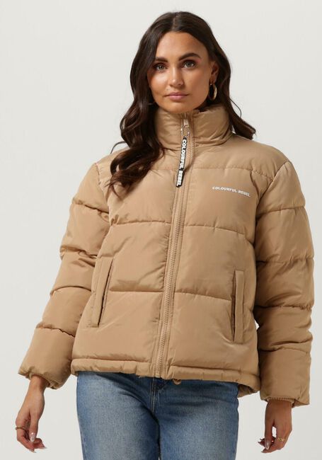 Zand COLOURFUL REBEL Gewatteerde jas FIONA PUFFER JACKET - large