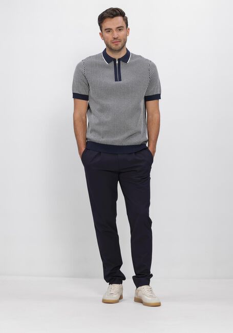 Donkerblauwe BLUE INDUSTRY Polo KNITTED POLO SHORT SLEEVE - large