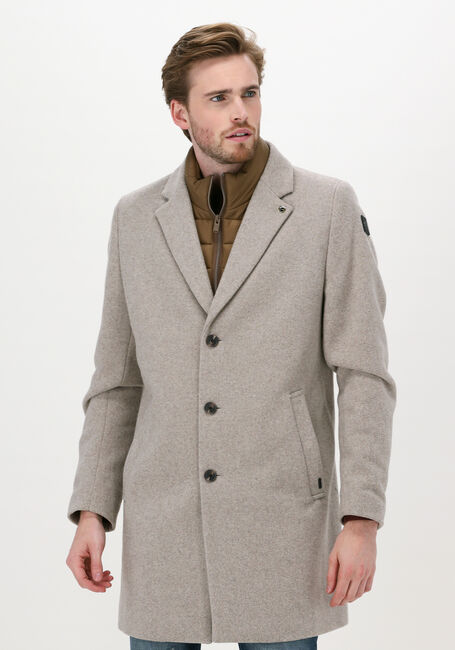 Lichtgrijze VANGUARD Mantel LONG JACKET WOOLER CHOPROAD 2. - large