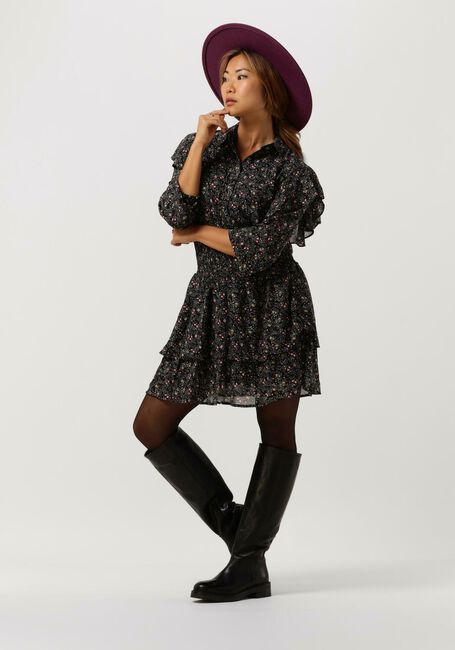 Groene COLOURFUL REBEL Mini jurk ZINA MINI FLOWER MINI DRESS - large