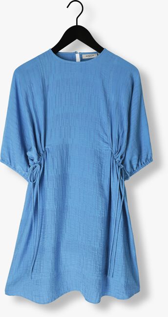 Blauwe MSCH COPENHAGEN Mini jurk MSCHAMALIA 3/4 DRESS - large