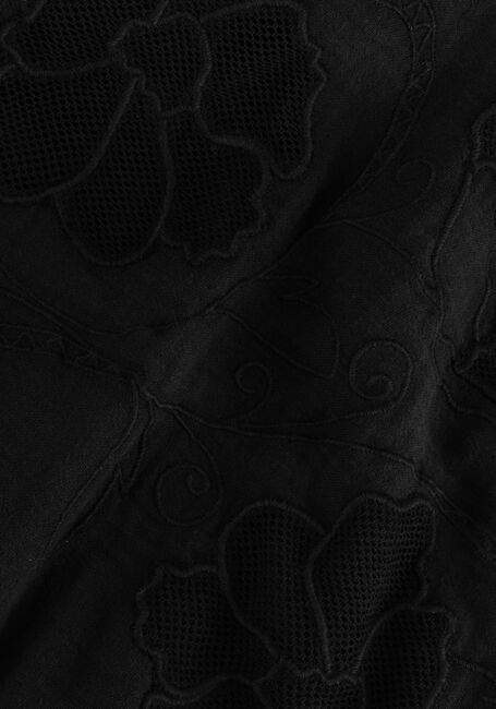 Zwarte SISSEL EDELBO Midi jurk CHARM ORGANIC COTTON CAFTAN - large