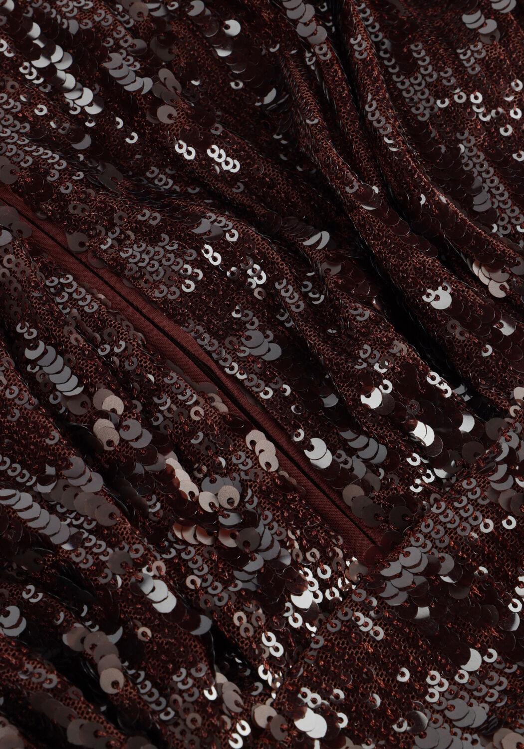 Bordeaux COPENHAGEN MUSE Mini jurk CMSEQUINCE-DRESS - large